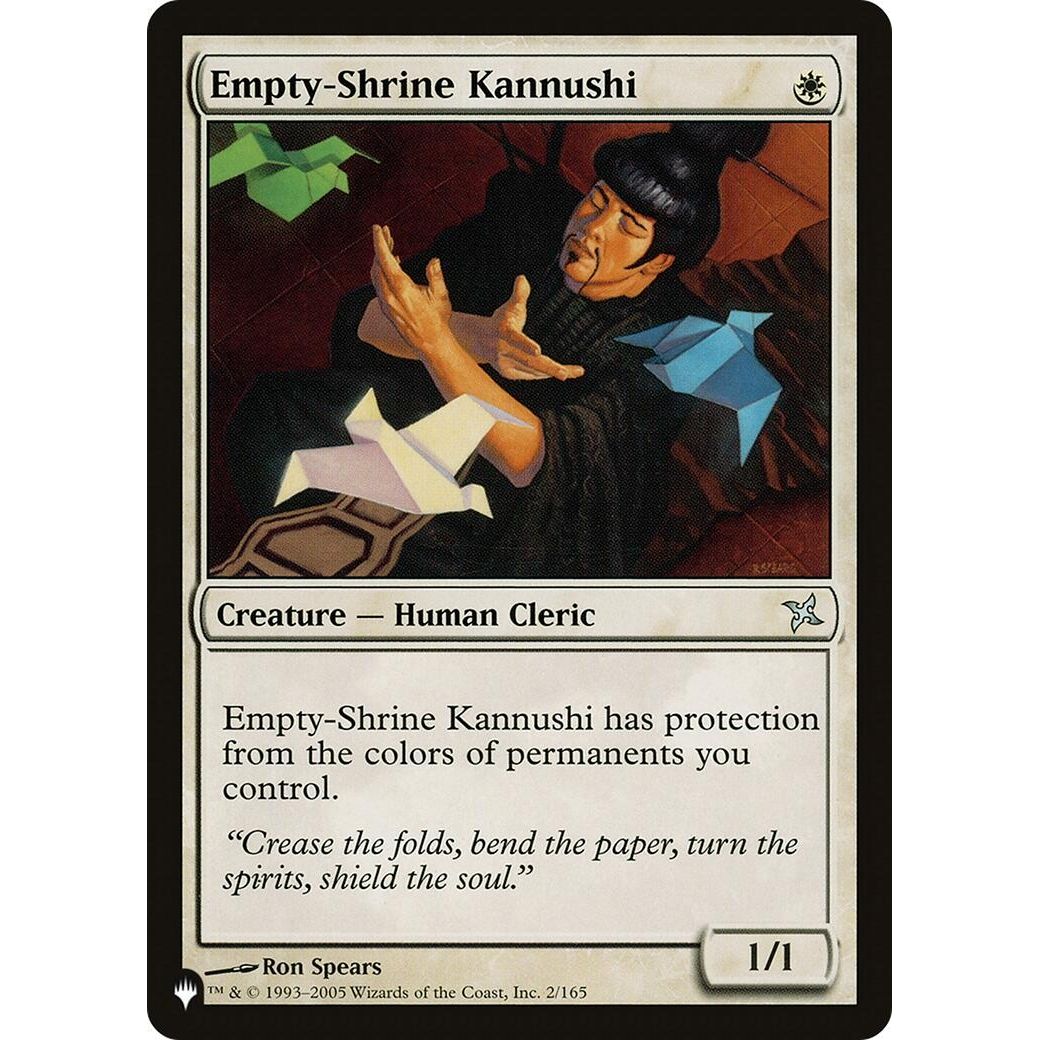 Image for Empty-Shrine Kannushi (2/165) (LIST) - Magic: The Gathering