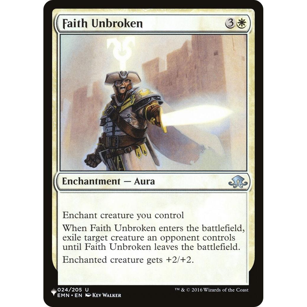 Image for Faith Unbroken (024/205) (LIST) - Magic: The Gathering