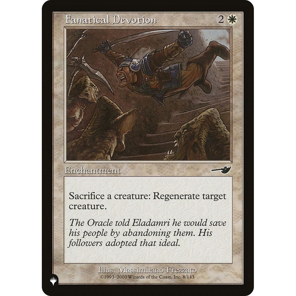 Image for Fanatical Devotion (8/143) (LIST) - Magic: The Gathering