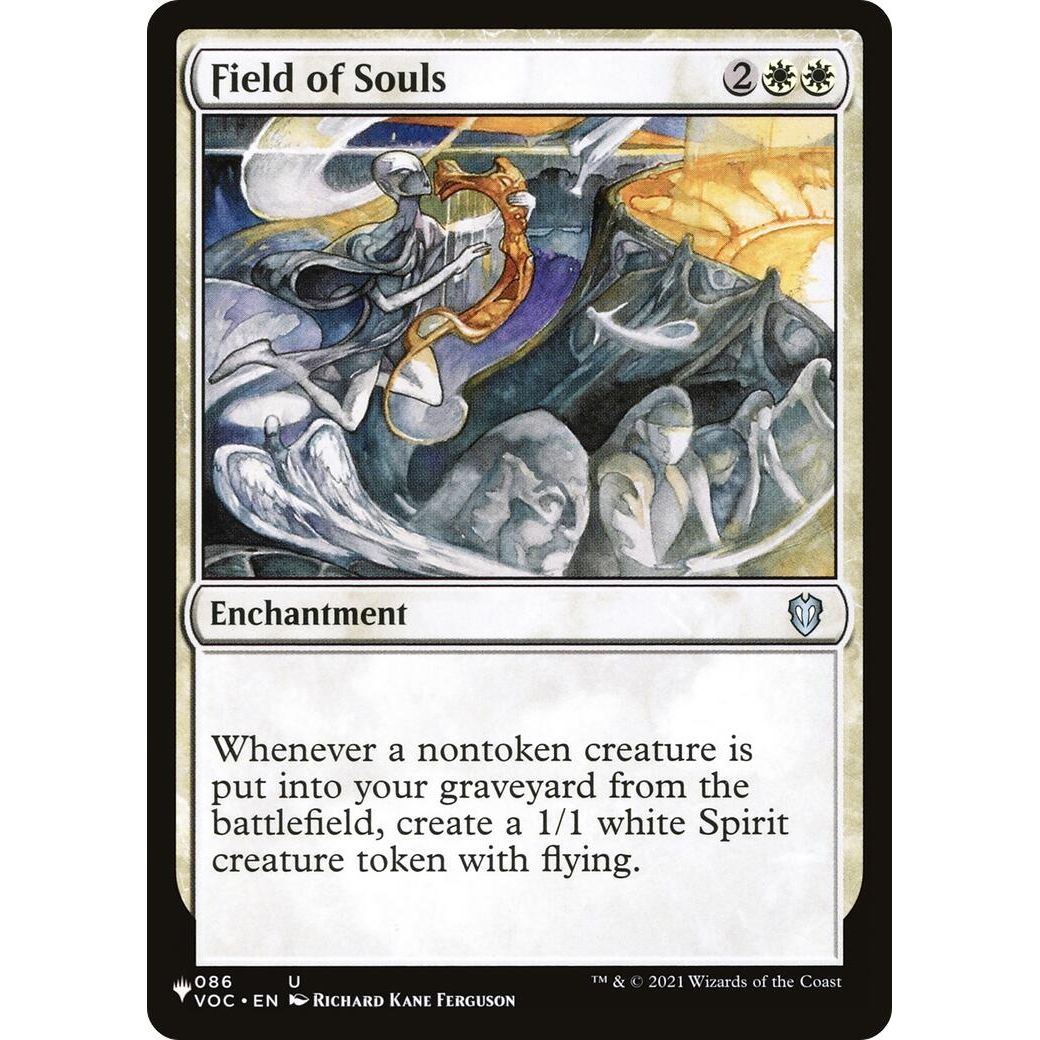 Image for Field of Souls (086/038) (LIST) - Magic: The Gathering