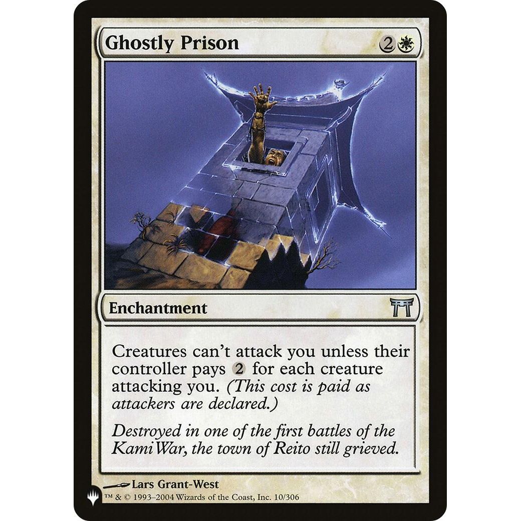 Image for Ghostly Prison (10/306) (LIST) - Magic: The Gathering