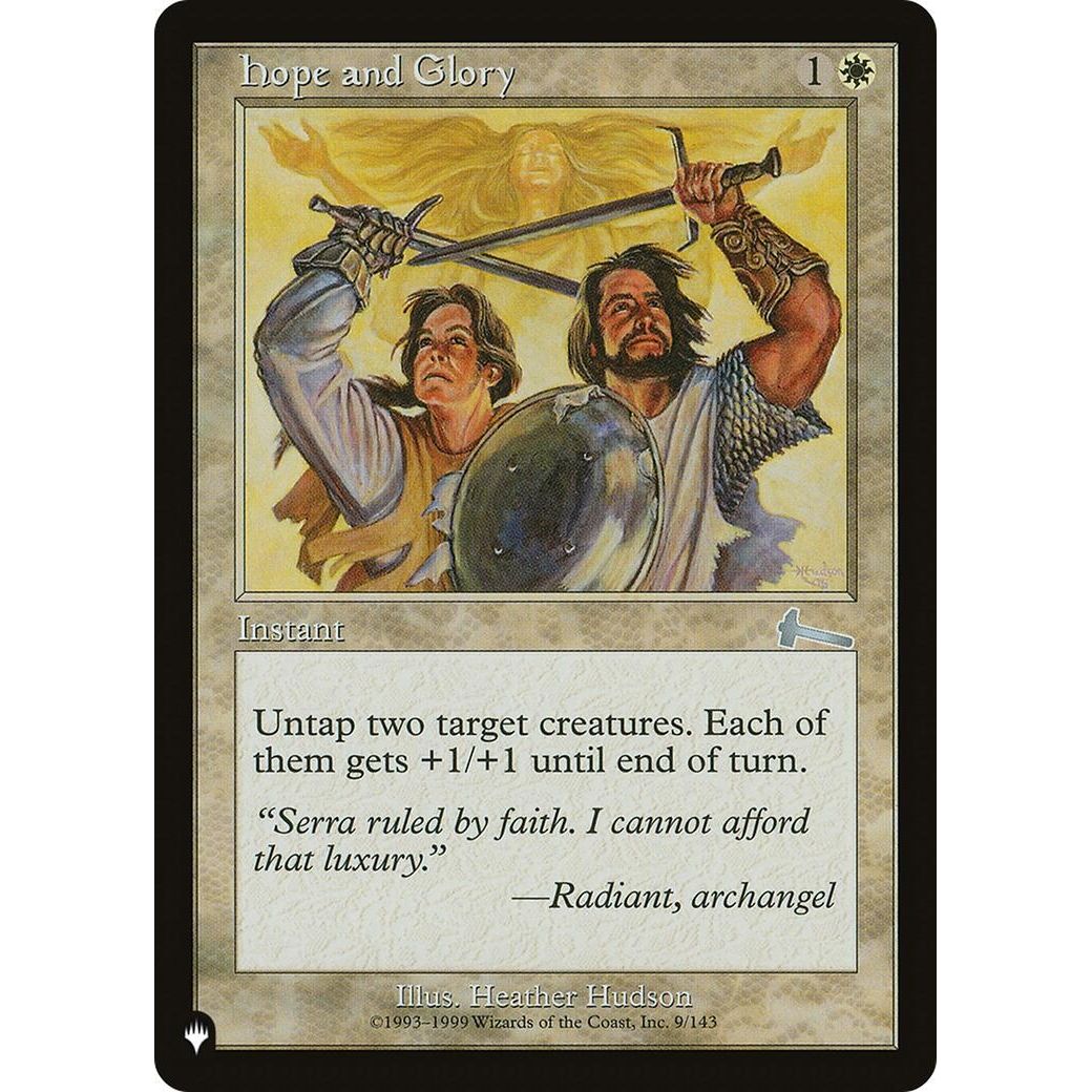 Image for Hope and Glory (9/143) (LIST) - Magic: The Gathering