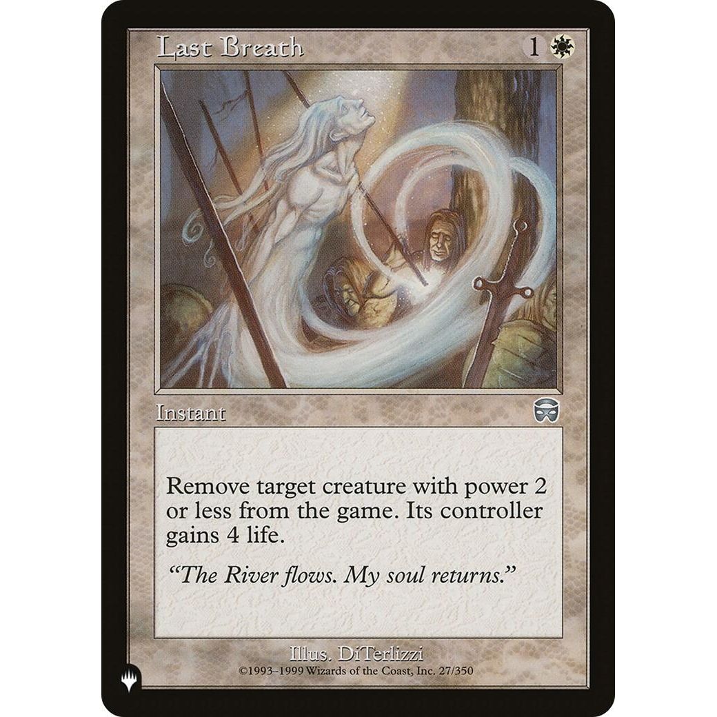 Image for Last Breath (27/350) (LIST) - Magic: The Gathering