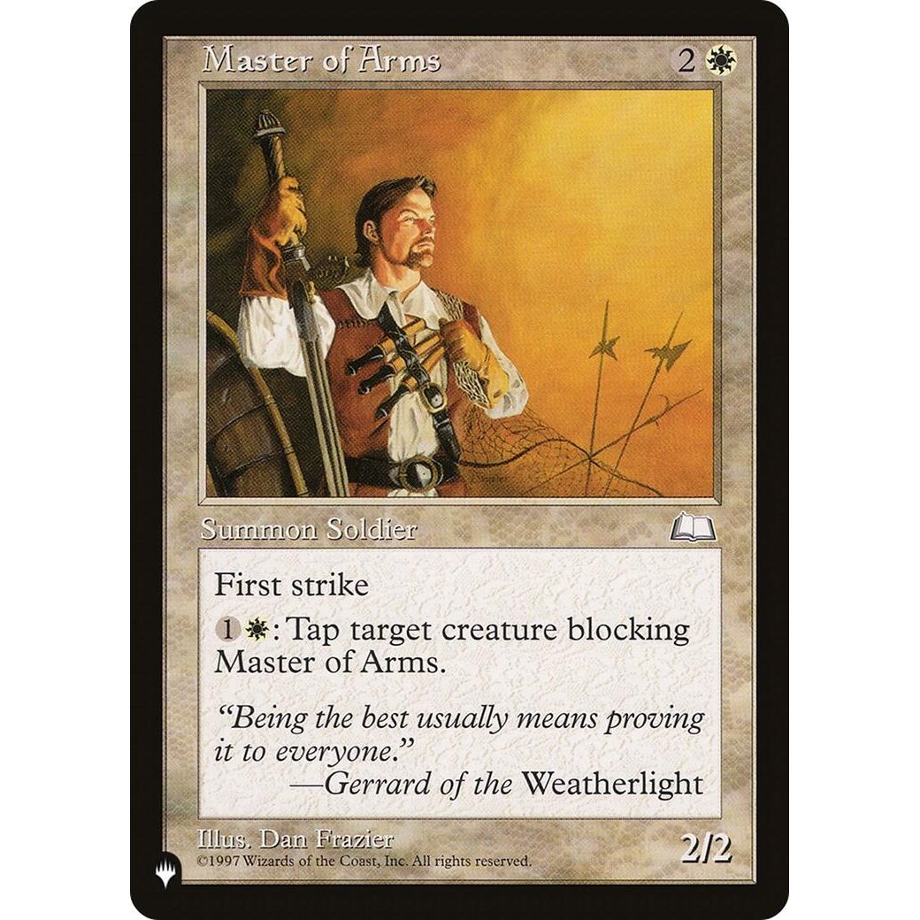 Image for Master of Arms (LIST) - Magic: The Gathering