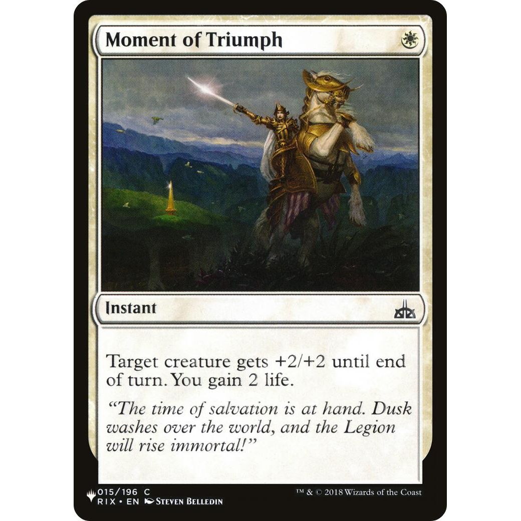 Image for Moment of Triumph (015/196) (LIST) - Magic: The Gathering