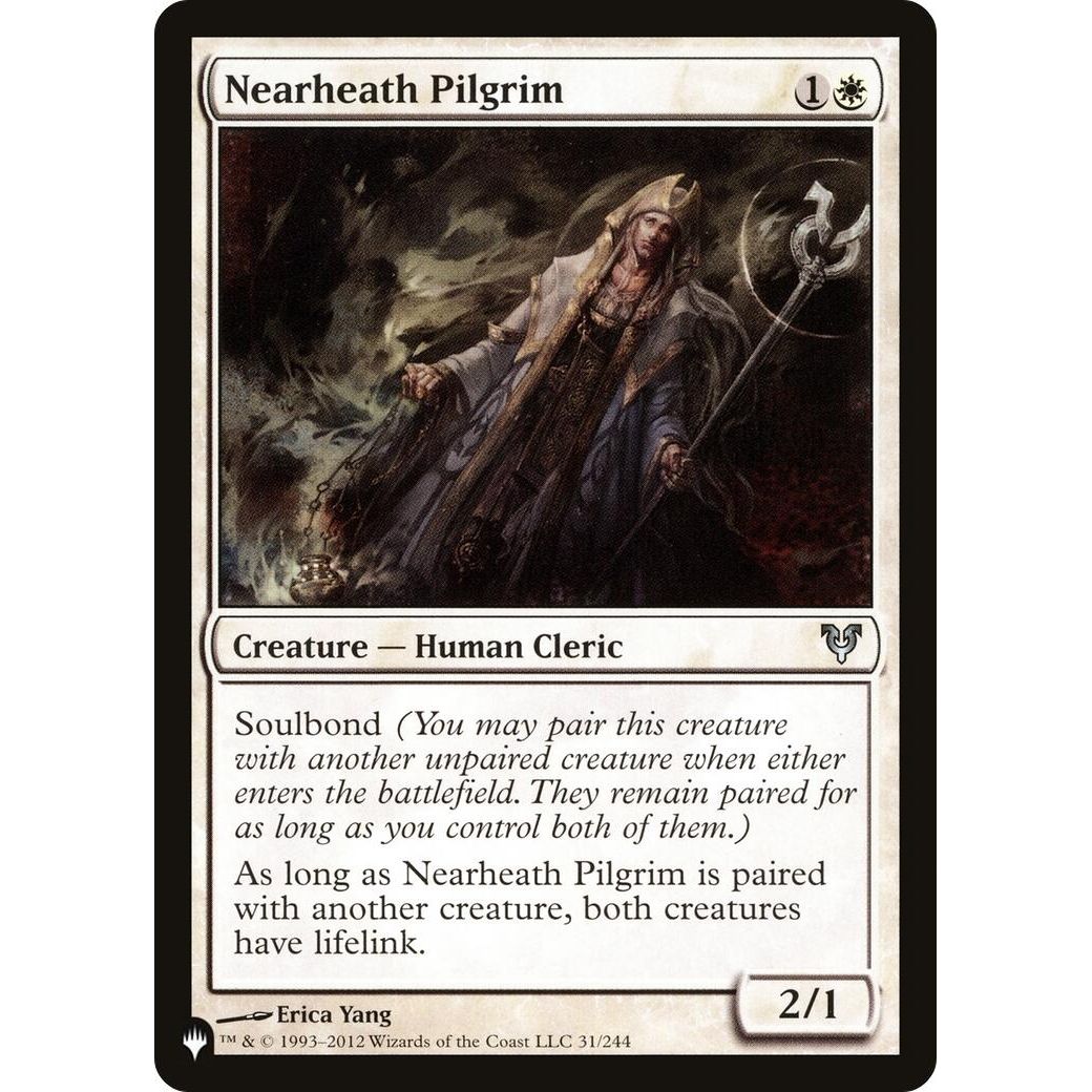 Image for Nearheath Pilgrim (31/244) (LIST) - Magic: The Gathering