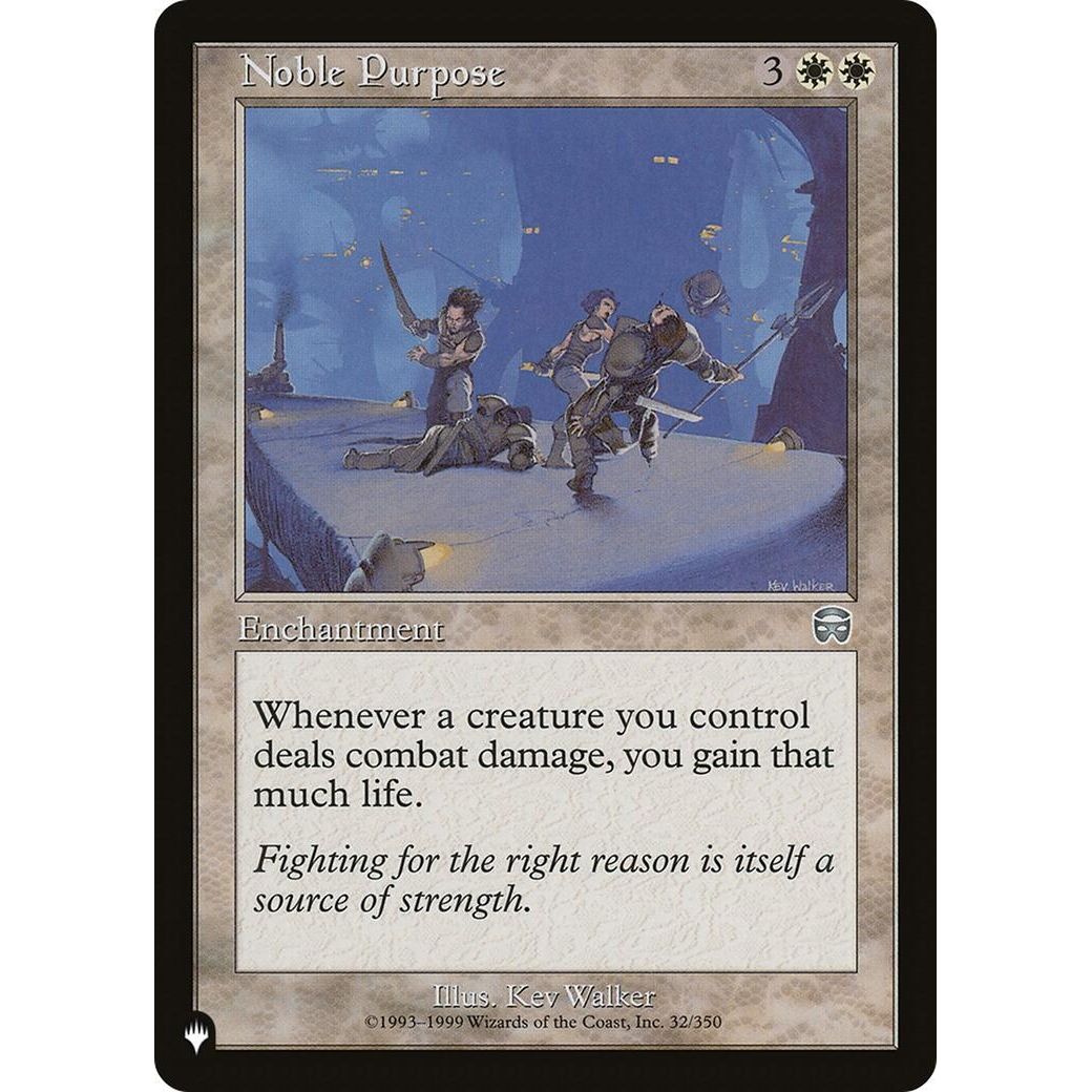 Image for Noble Purpose (32/350) (LIST) - Magic: The Gathering