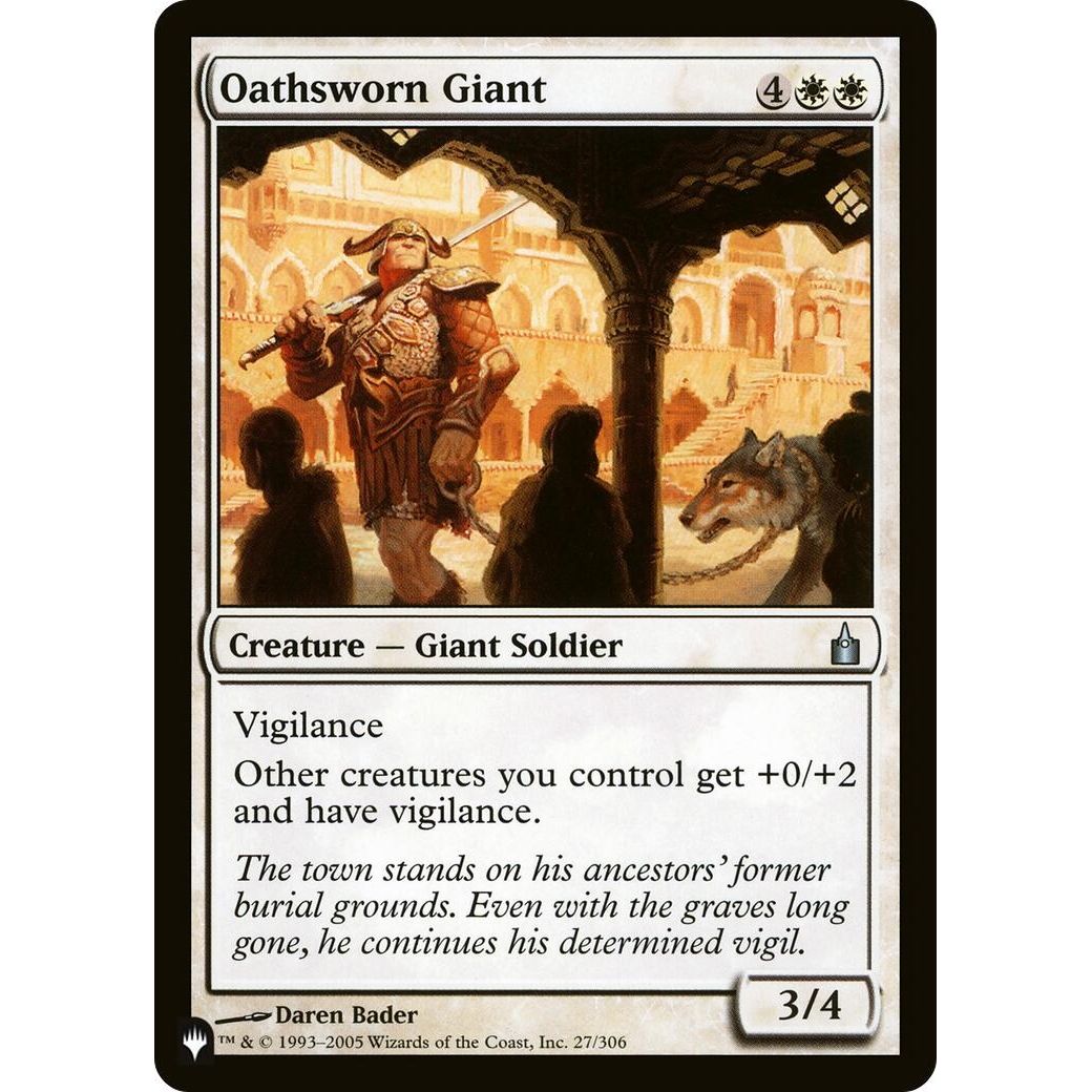 Image for Oathsworn Giant (27/306) (LIST) - Magic: The Gathering