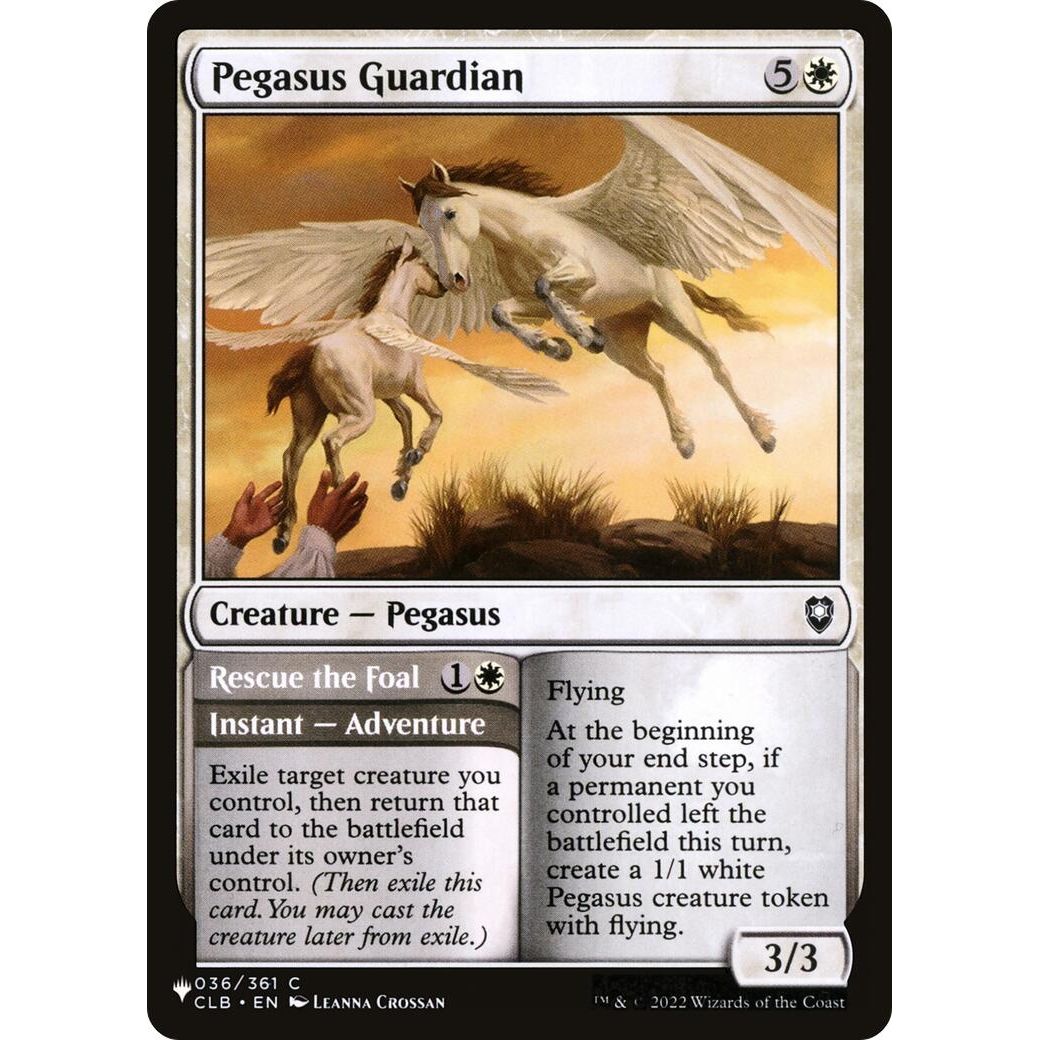 Image for Pegasus Guardian (036/361) (LIST) - Magic: The Gathering