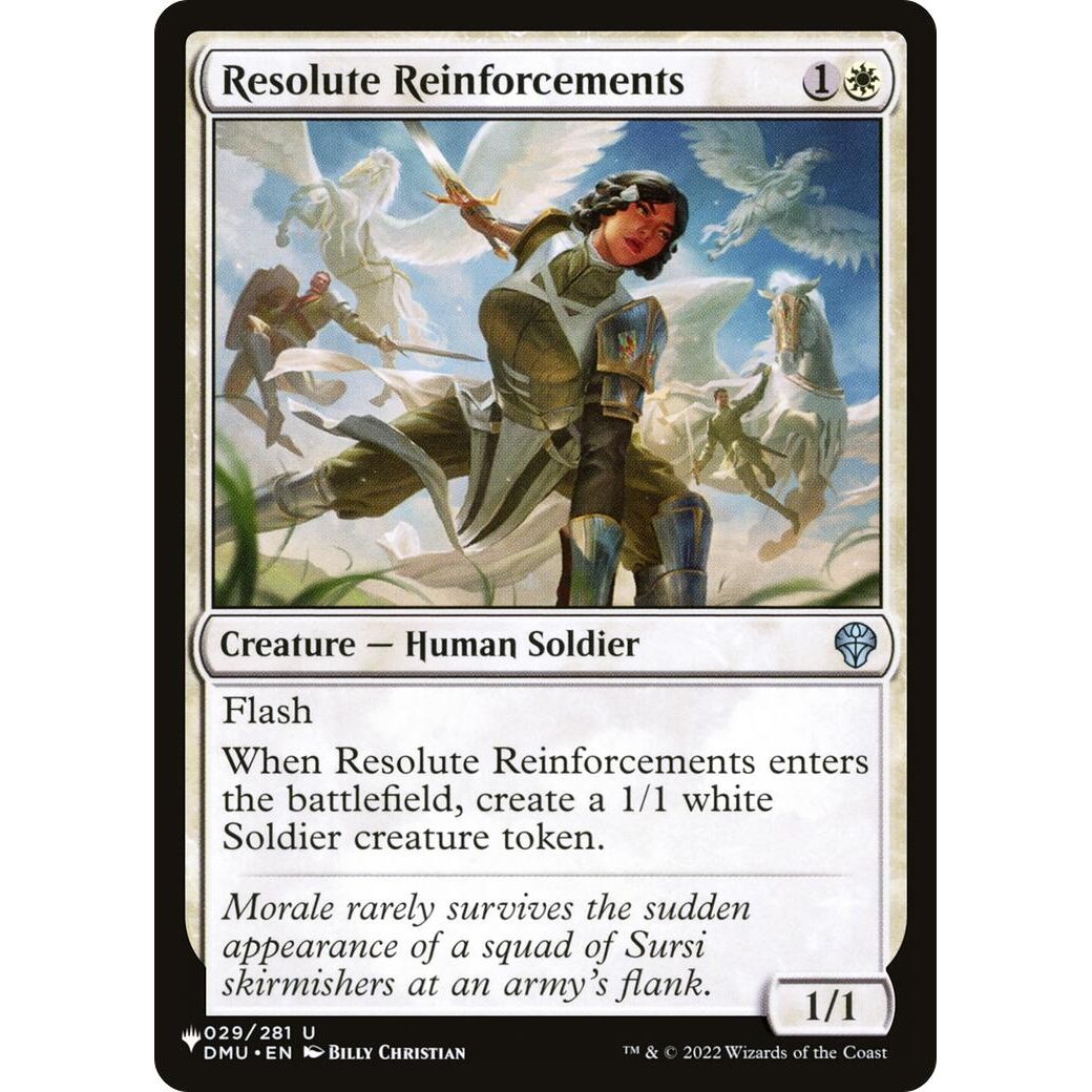 Image for Resolute Reinforcements (029/281) (LIST) - Magic: The Gathering