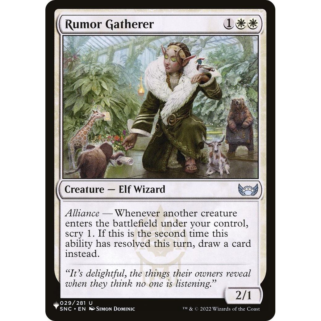 Image for Rumor Gatherer (029/281) (LIST) - Magic: The Gathering
