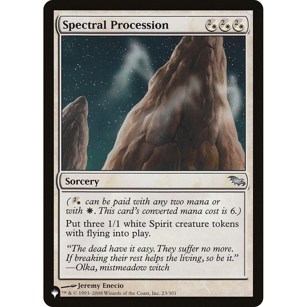 Image for Spectral Procession (23/301) (LIST) - Magic: The Gathering