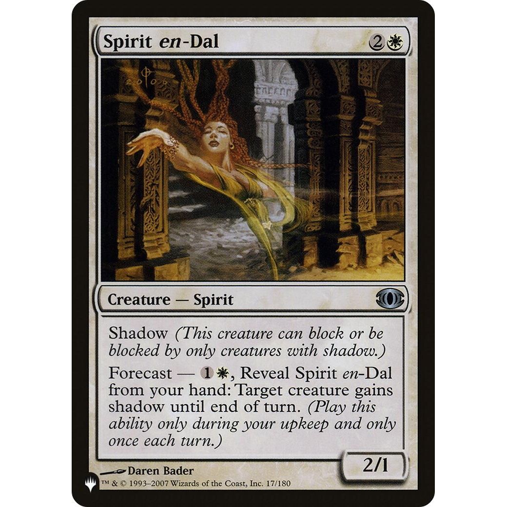 Image for Spirit en-Dal (17/180) (LIST) - Magic: The Gathering