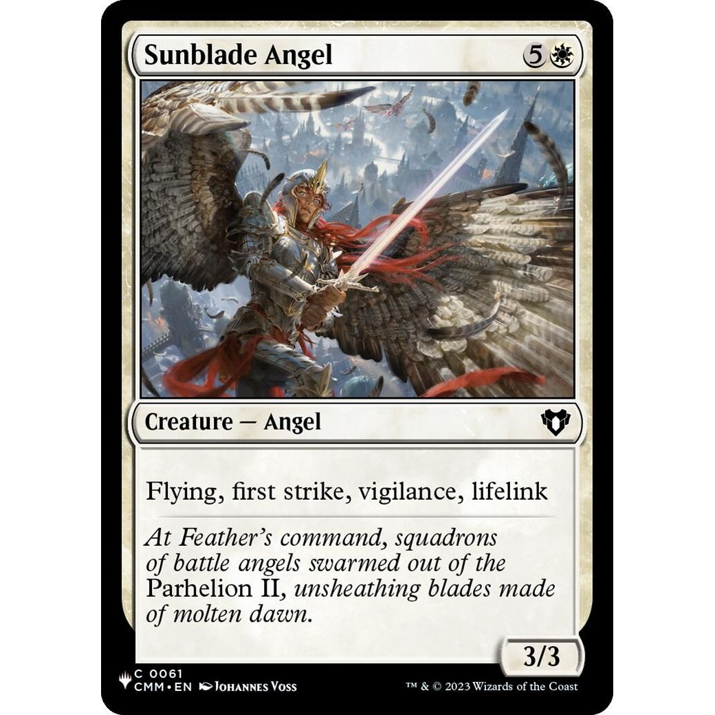 Image for Sunblade Angel (0061) (LIST) - Magic: The Gathering