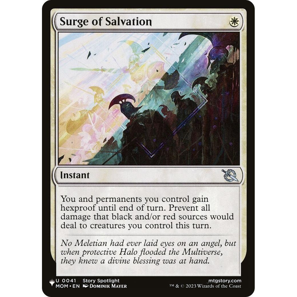 Image for Surge of Salvation (0041) (LIST) - Magic: The Gathering