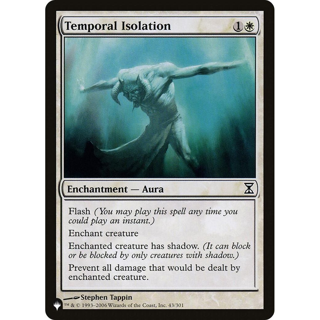 Image for Temporal Isolation (43/301) (LIST) - Magic: The Gathering