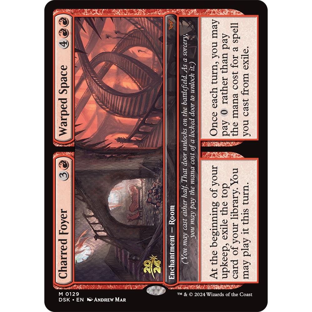 Image for Charred Foyer // Warped Space (129) (PRE) - Magic: The Gathering