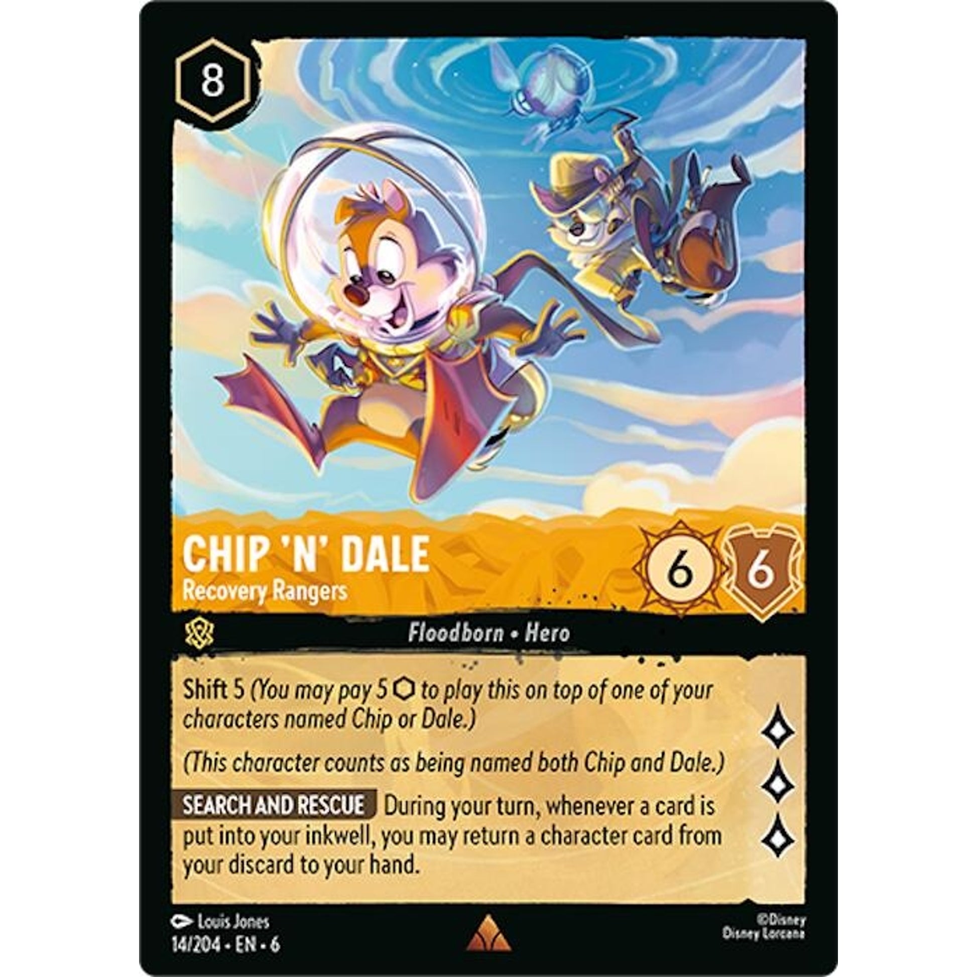 Image for Chip 'n' Dale - Recovery Rangers (14/204) (6) - Disney Lorcana