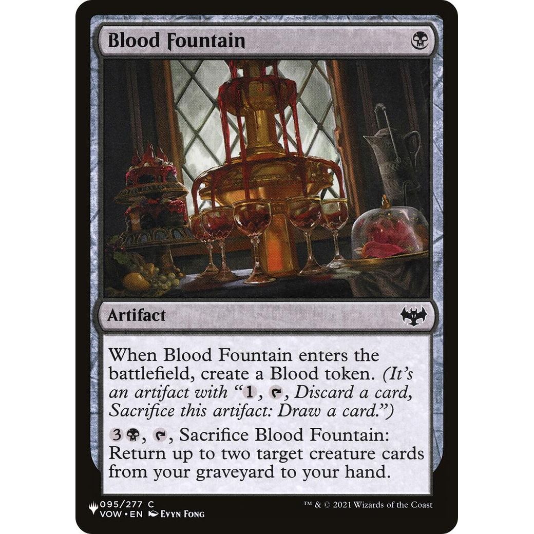 Image for Blood Fountain (095/277) (LIST) - Magic: The Gathering