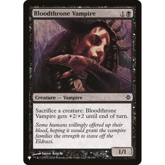Image for Bloodthrone Vampire (98/248) (LIST) - Magic: The Gathering
