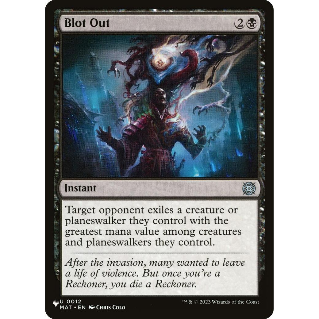 Image for Blot Out (0012) (LIST) - Magic: The Gathering