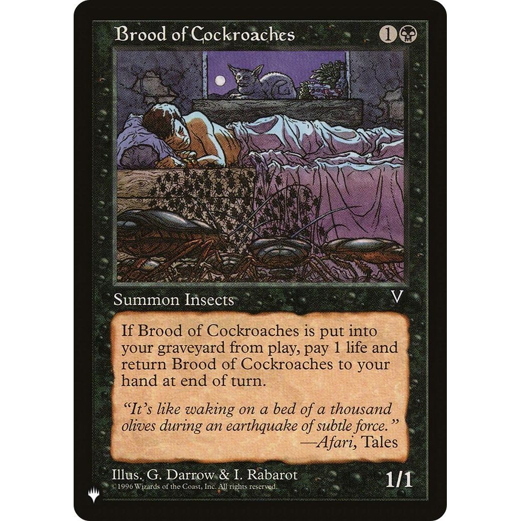 Image for Brood of Cockroaches (LIST) - Magic: The Gathering