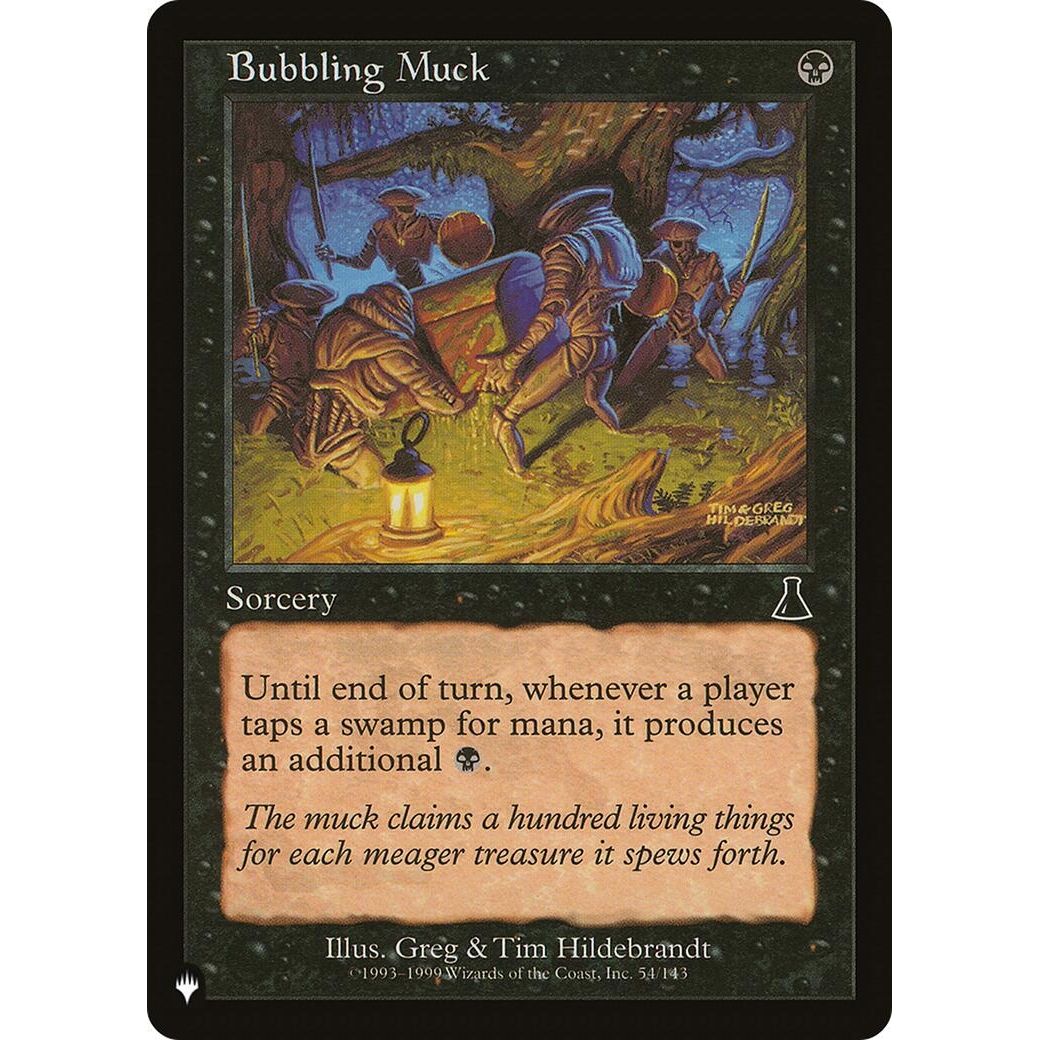 Image for Bubbling Muck (54/143) (LIST) - Magic: The Gathering