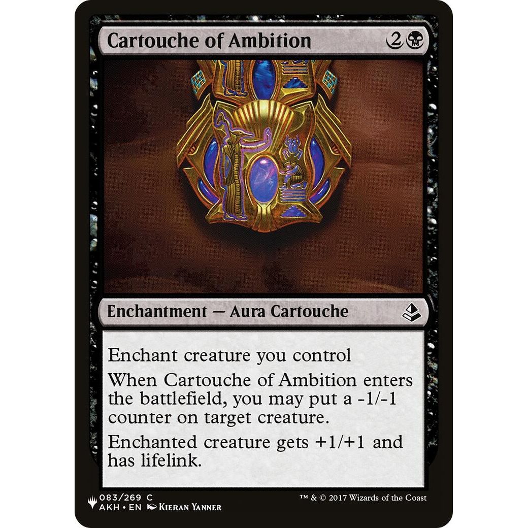 Image for Cartouche of Ambition (083/269) (LIST) - Magic: The Gathering