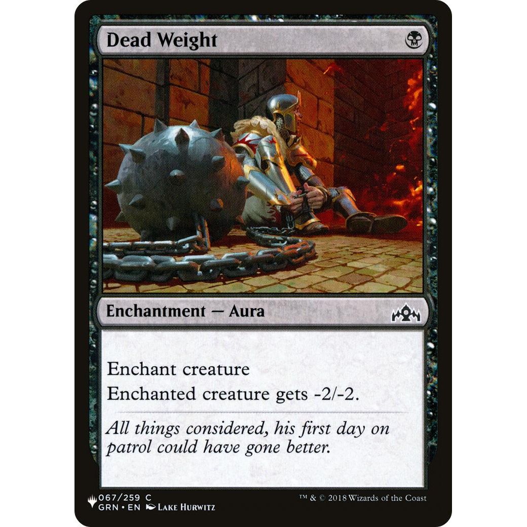 Image for Dead Weight (067/259) (LIST) - Magic: The Gathering