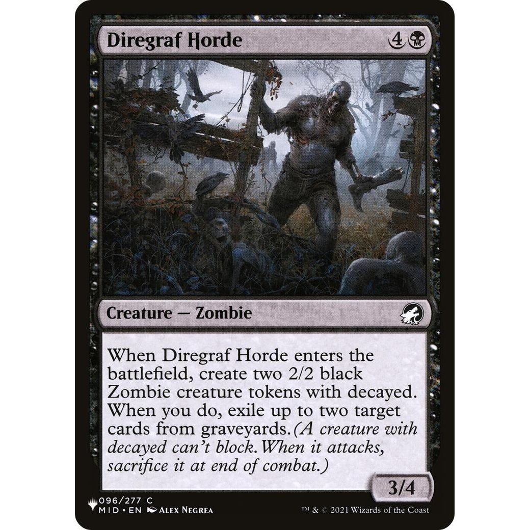 Image for Diregraf Horde (096/277) (LIST) - Magic: The Gathering