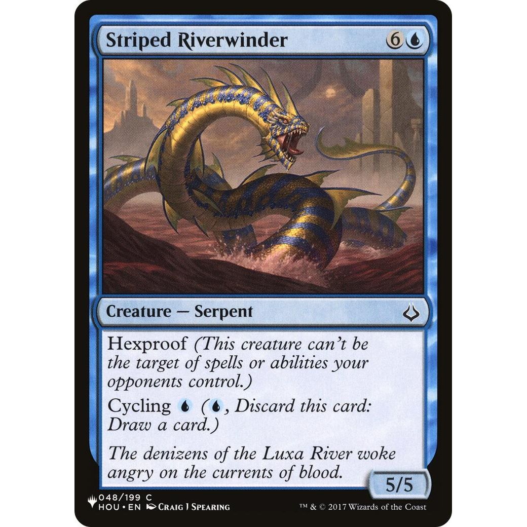 Image for Striped Riverwinder (048/199) (LIST) - Magic: The Gathering