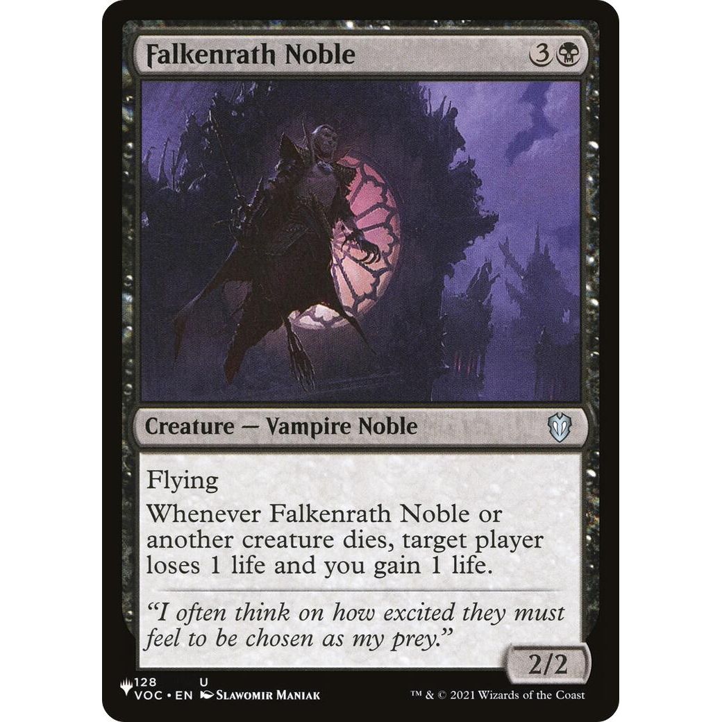 Image for Falkenrath Noble (128/038) (LIST) - Magic: The Gathering