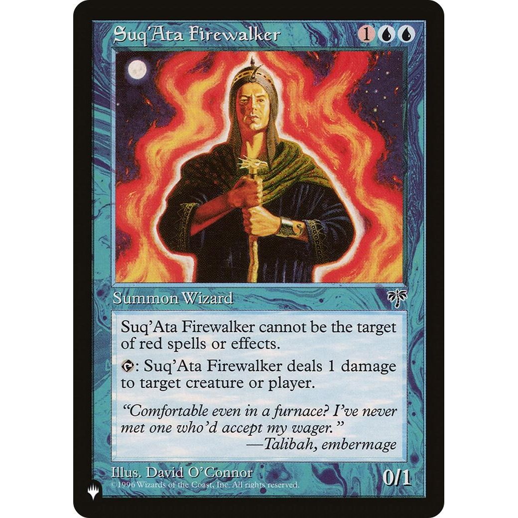Image for Suq'Ata Firewalker (LIST) - Magic: The Gathering