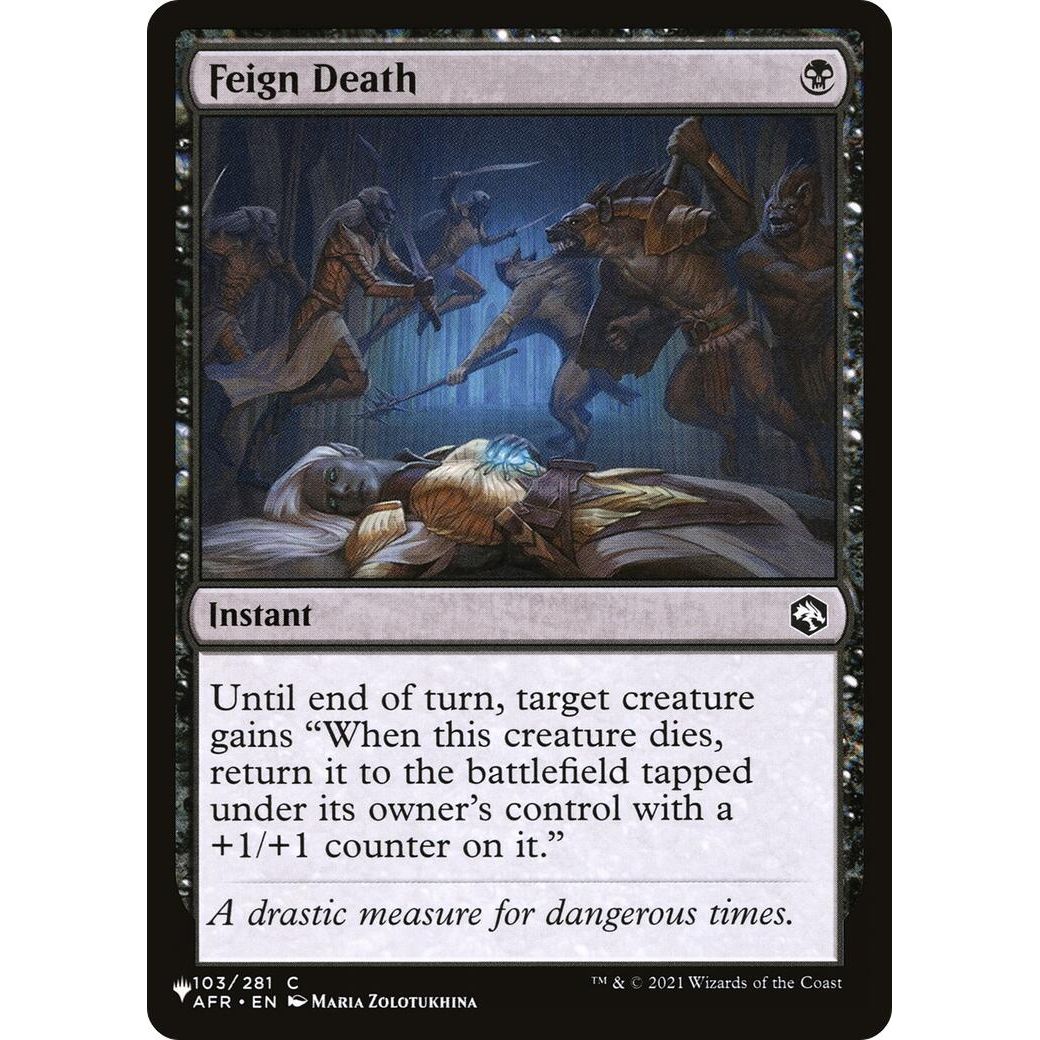 Image for Feign Death (103/281) (LIST) - Magic: The Gathering