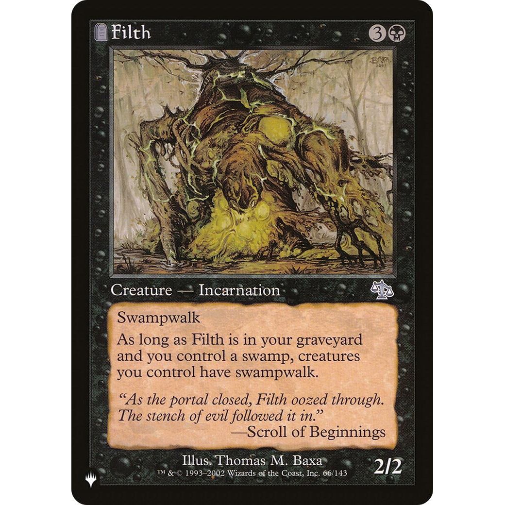 Image for Filth (66/143) (LIST) - Magic: The Gathering