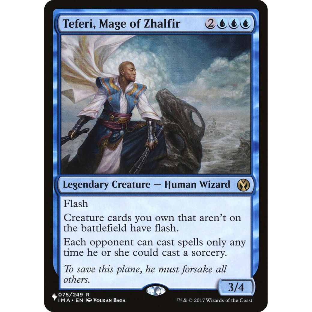 Image for Teferi, Mage of Zhalfir (075/249) (LIST) - Magic: The Gathering