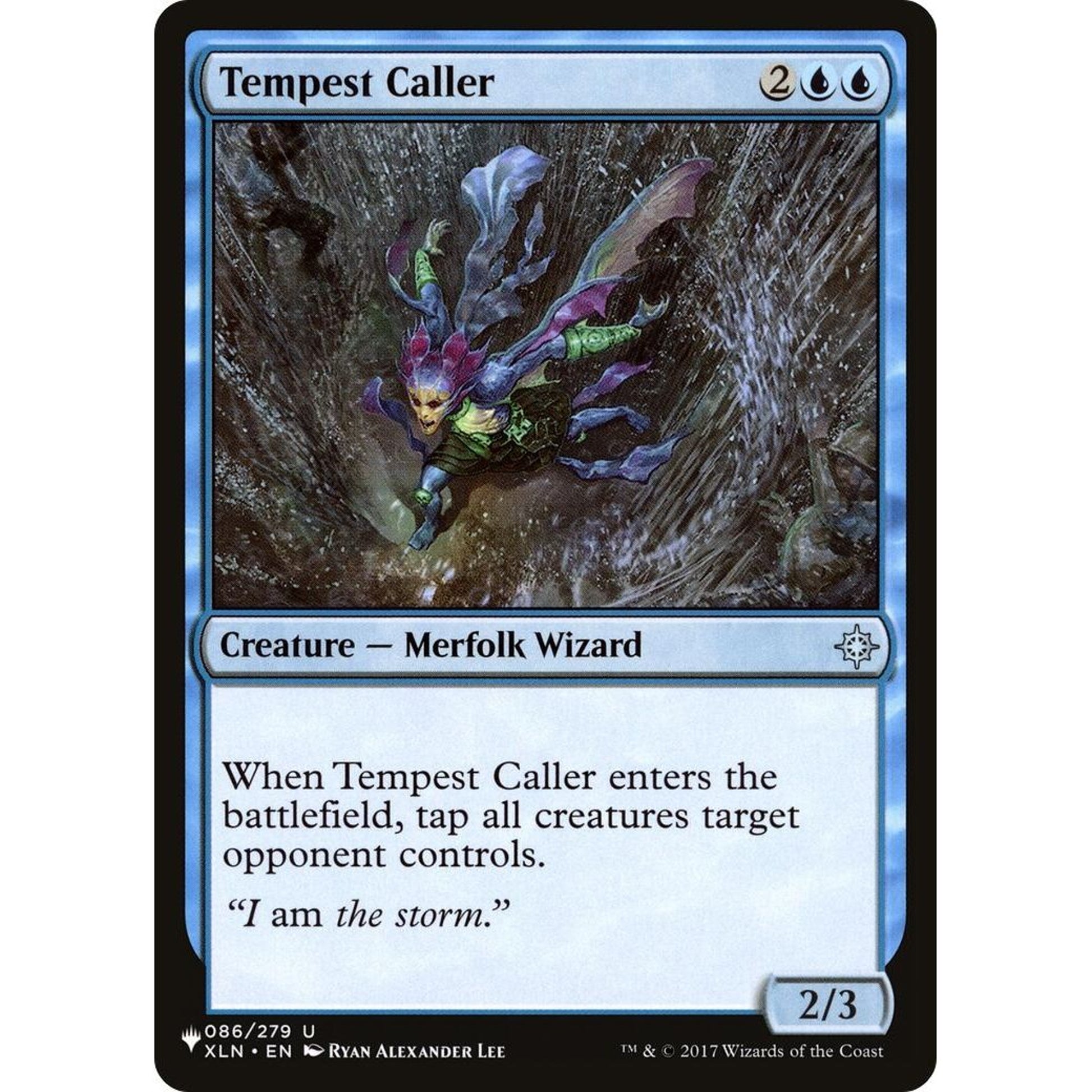 Image for Tempest Caller (086/279) (LIST) - Magic: The Gathering