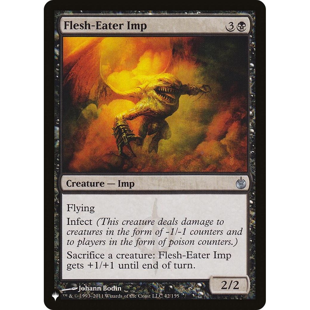 Image for Flesh-Eater Imp (42/155) (LIST) - Magic: The Gathering