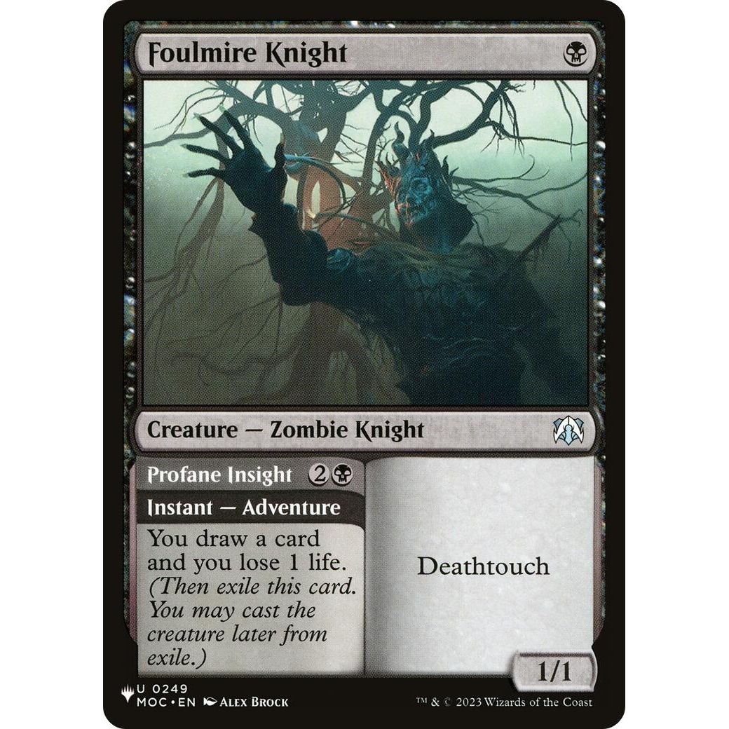 Image for Foulmire Knight (MOC) (0249) (LIST) - Magic: The Gathering