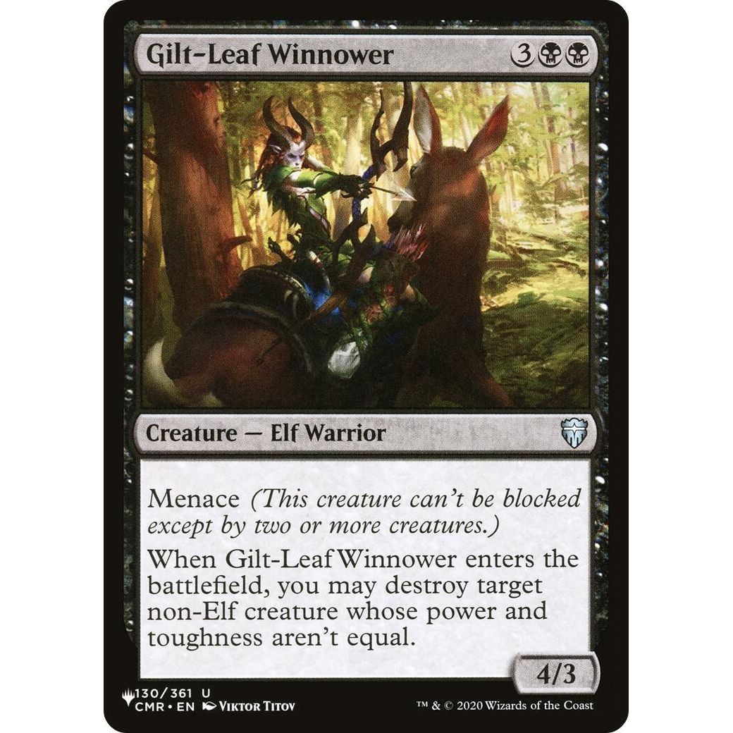Image for Gilt-Leaf Winnower (130/361) (LIST) - Magic: The Gathering