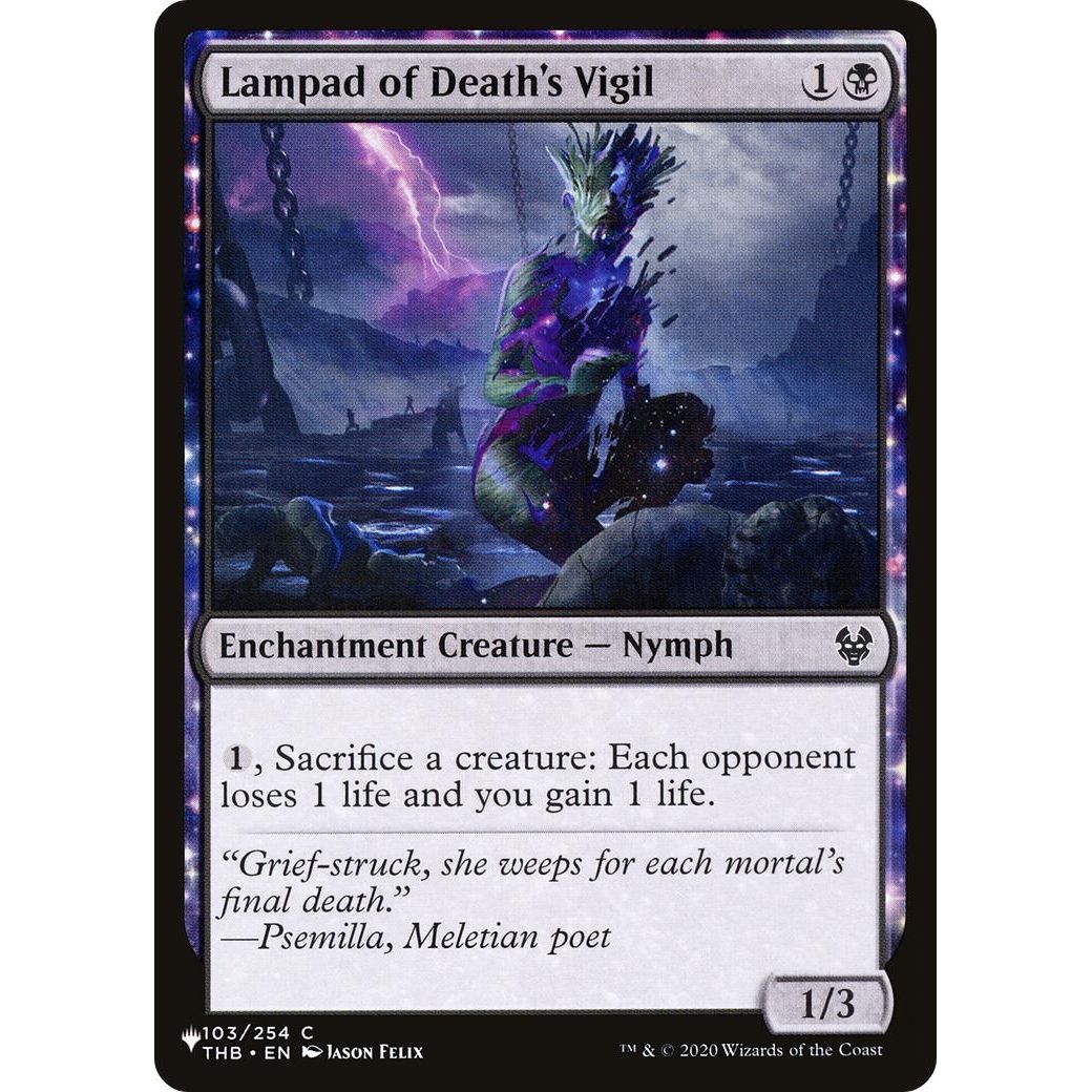 Image for Lampad of Death's Vigil (103/254) (LIST) - Magic: The Gathering