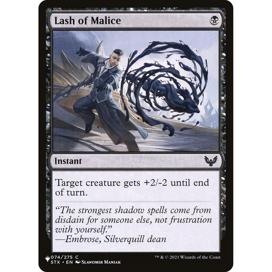 Image for Lash of Malice (074/275) (LIST) - Magic: The Gathering