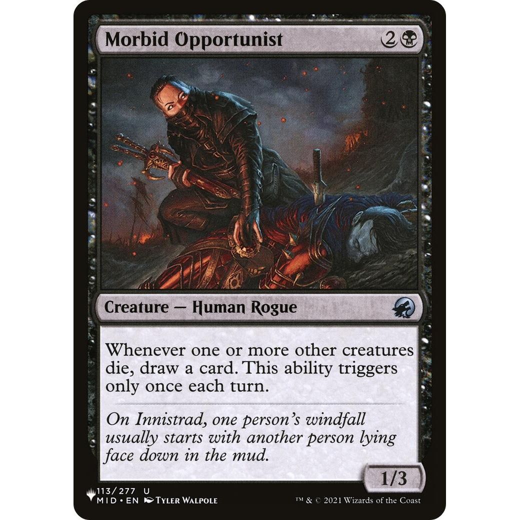 Image for Morbid Opportunist (113/277) (LIST) - Magic: The Gathering