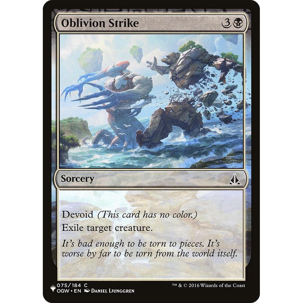 Image for Oblivion Strike (075/184) (LIST) - Magic: The Gathering