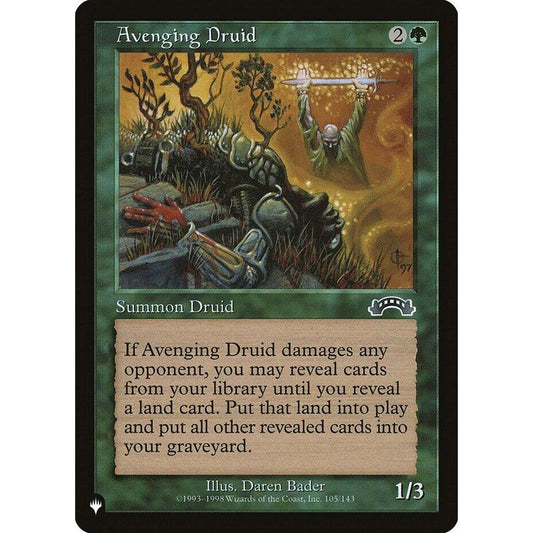 Image for Avenging Druid (105/143) (LIST) - Magic: The Gathering