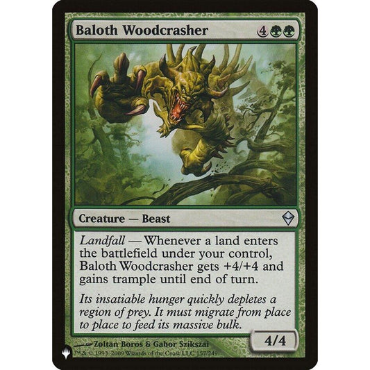 Image for Baloth Woodcrasher (157/249) (LIST) - Magic: The Gathering