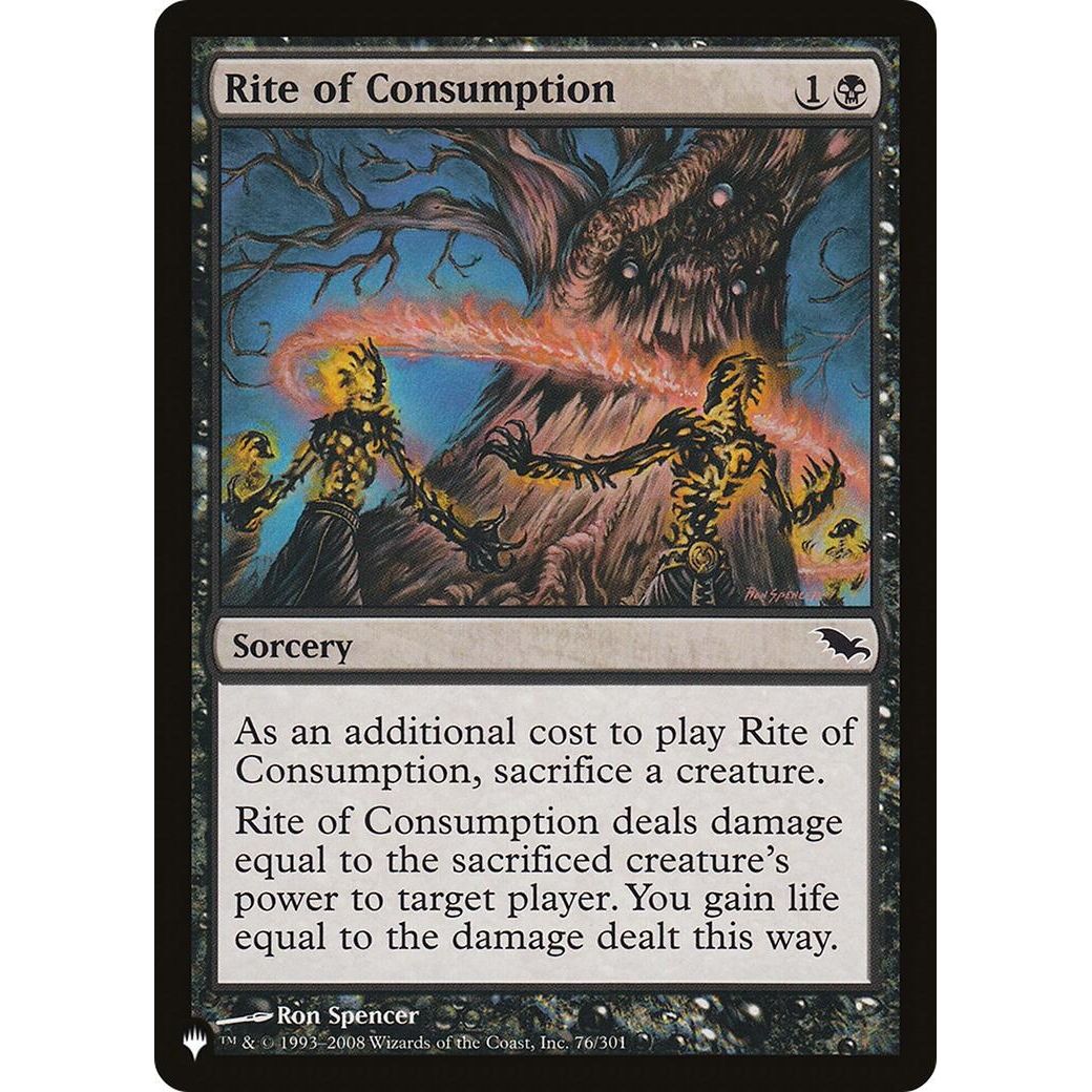 Image for Rite of Consumption (76/301) (LIST) - Magic: The Gathering