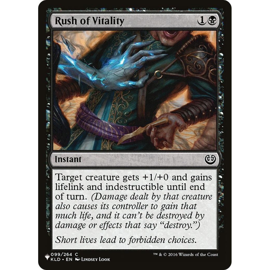 Image for Rush of Vitality (099/264) (LIST) - Magic: The Gathering