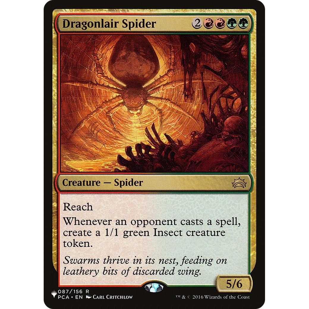 Image for Dragonlair Spider (087/156) (LIST) - Magic: The Gathering