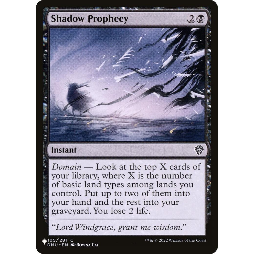 Image for Shadow Prophecy (105/281) (LIST) - Magic: The Gathering